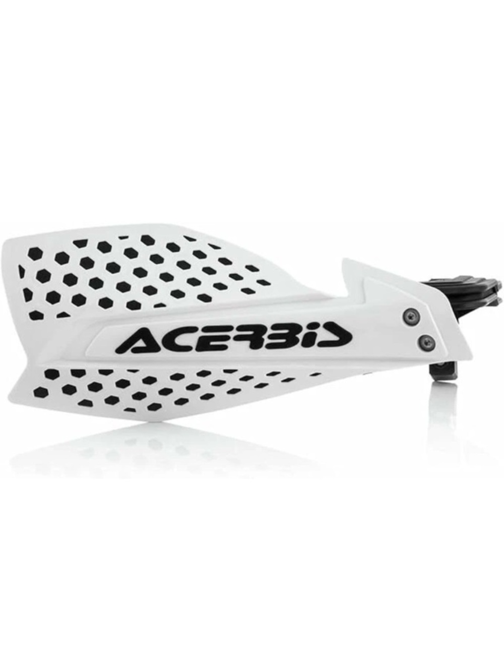 Acerbis Vented Linear Handguard White / Black Motocross Enduro